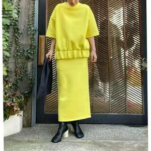 COGTHEBIGSMOKE FIA SKIRT AIRLY COCOON JERSEY-C8 LIKE NEW SIZE L